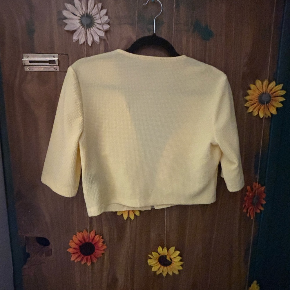 Perceptions Light Yellow Jacket - image 3